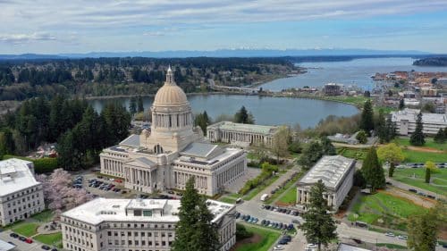 Washington state capitol in Olympia Washington