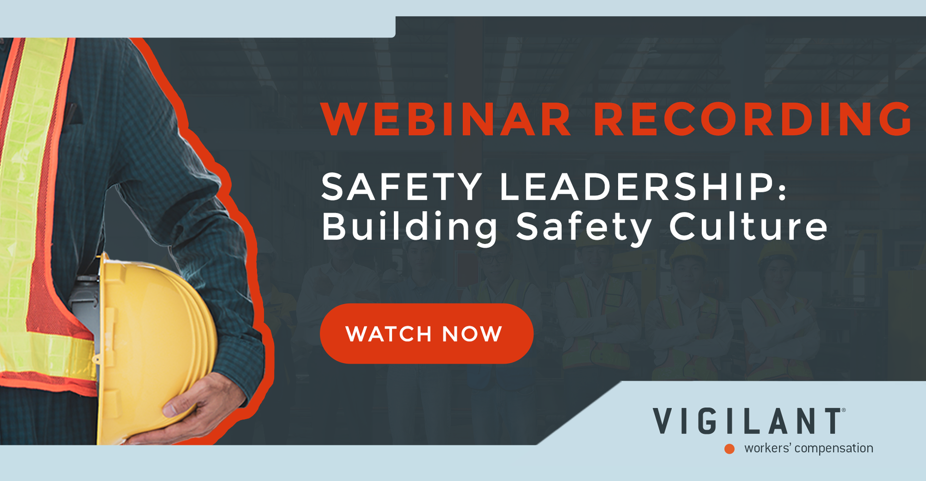 Webinar recording slide titled Safety Leadership: Building Safety Culture.