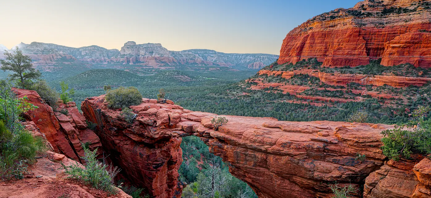 Devil's Bridge at sunset. Sedona, Arizona, USA