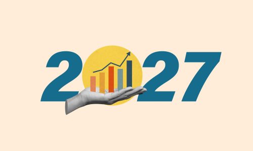 new year 2027 business goals and job concept. New year business plan, Planning and business strategy background.